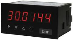 Digital panel meter for metering of signals via strain gauges.